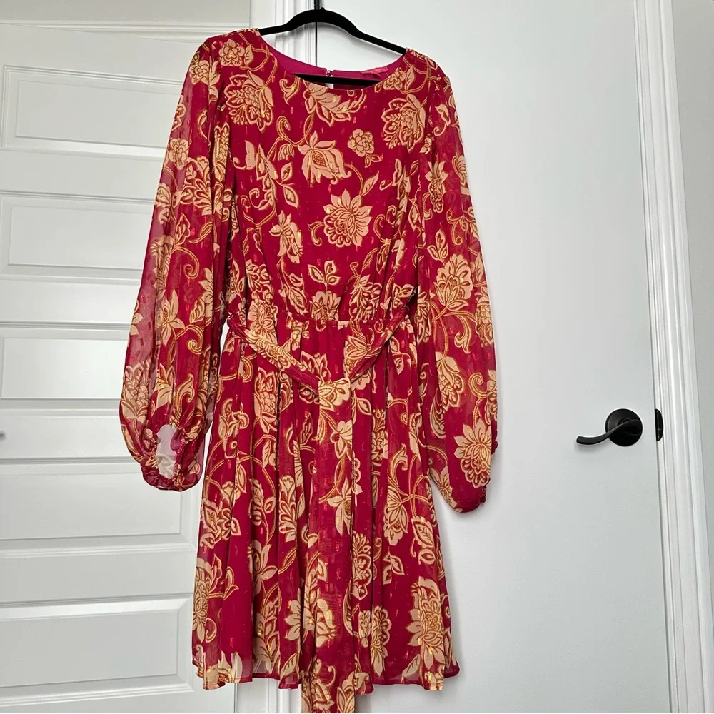 Flying Tomato ONE THAT GOT AWAY WOVEN MINI DRESS Size 2X - Picture 10 of 10